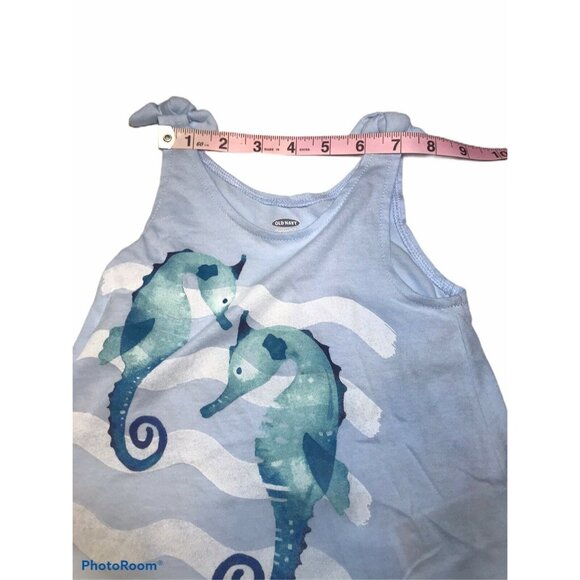 Lot Of 2 Old Navy Girl's Size 2T Shirts Tank Top And T-Shirt Blue New - Picture 9 of 12